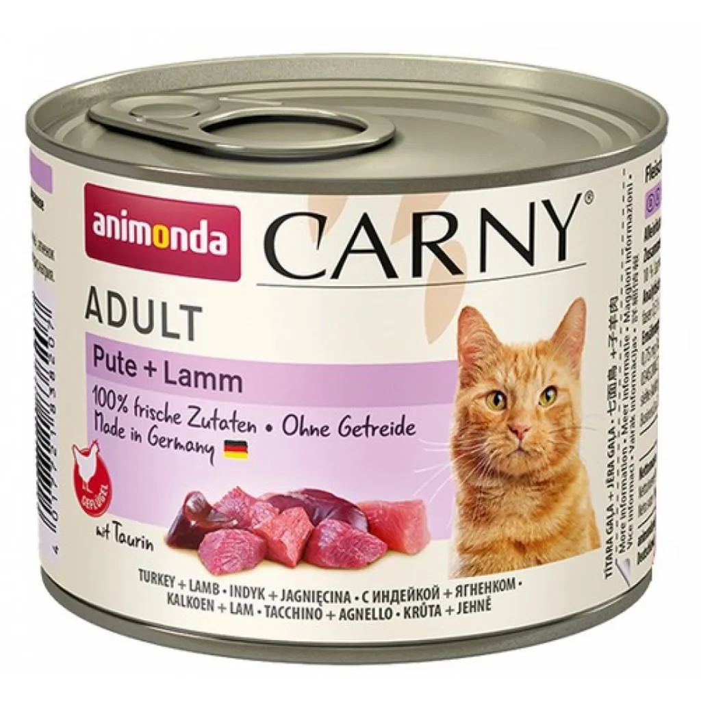 ANIMONDA Carny Adult Turkey and lamb - šlapias kačių maistas - 200g