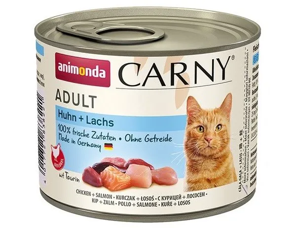 ANIMONDA Carny Adult Chicken and salmon - šlapias kačių maistas - 200g