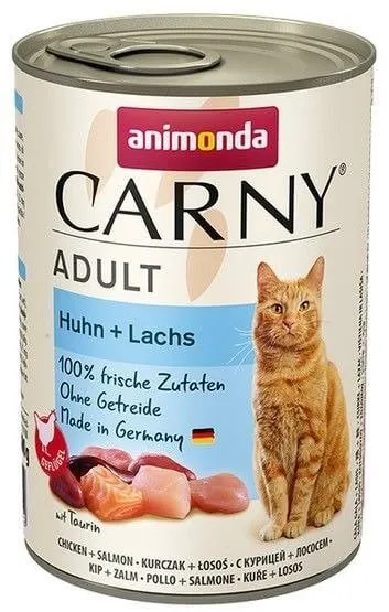 ANIMONDA Carny Adult Chicken with salmon - šlapias kačių maistas - 400g
