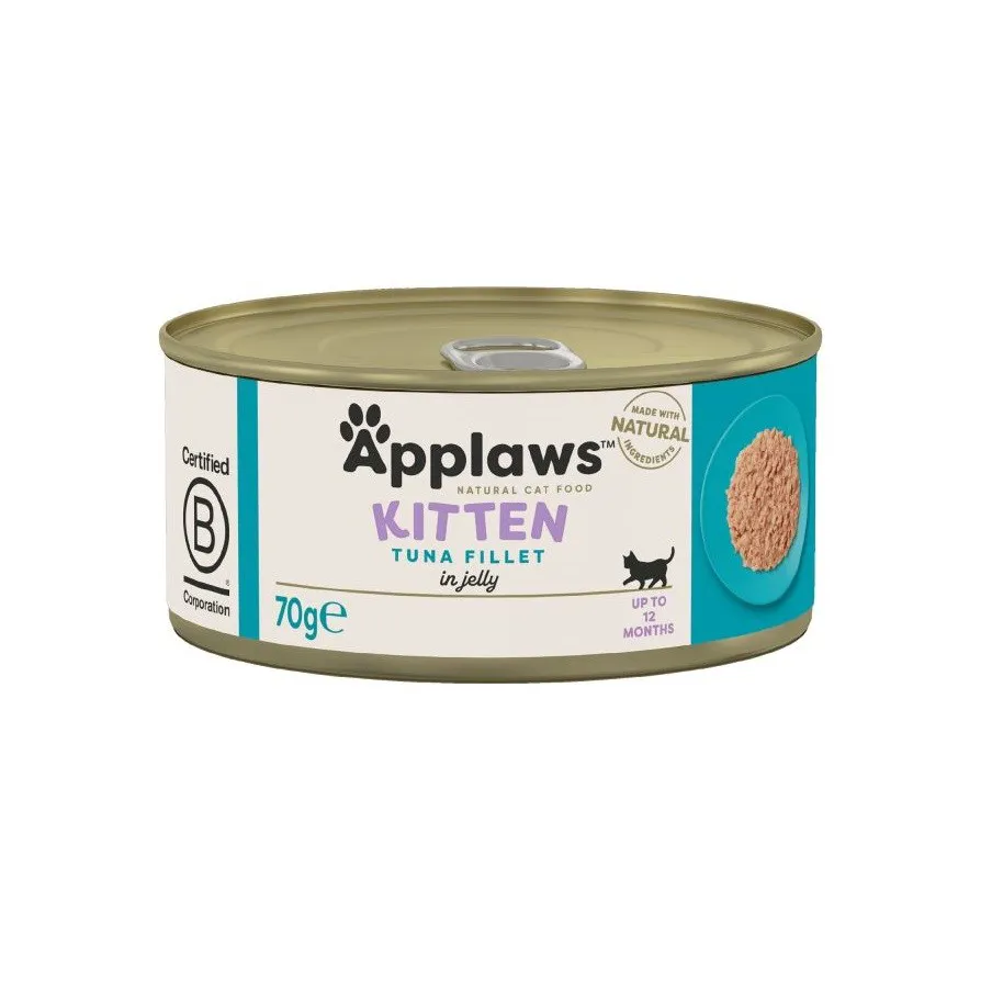 APPLAWS Kitten Tuna fillet in jelly - šlapias kačių maistas - 70g