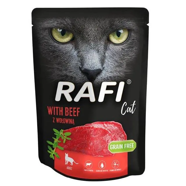 DOLINA NOTECI RAFI CAT Jautiena - Šlapias kačių maistas 300 g