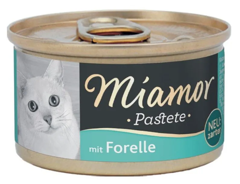 MIAMOR Pastete Trout - šlapias kačių maistas - 85g