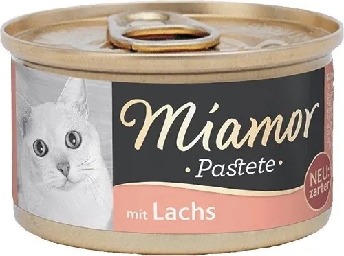MIAMOR Pastete Salmon - šlapias kačių maistas - 85g