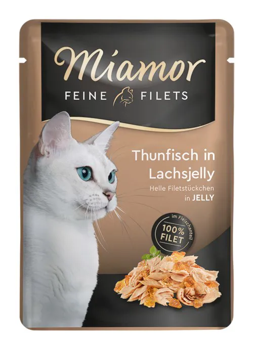 Miamor 74078 sausas kačių maistas 100 g Suaugusių Lašišos, Tuno