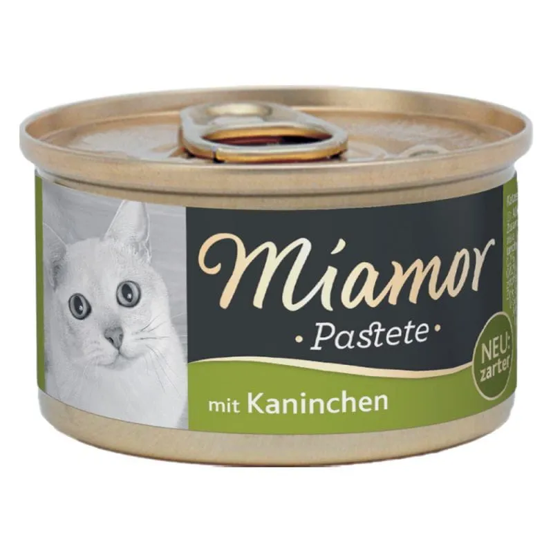 MIAMOR Pastete Rabbit - šlapias kačių maistas - 85g