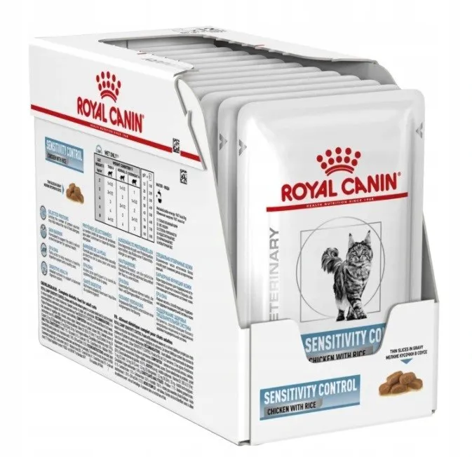 ROYAL CANIN Sensitivity Control Chicken Gravy - šlapias kačių maistas - 12 x 85g