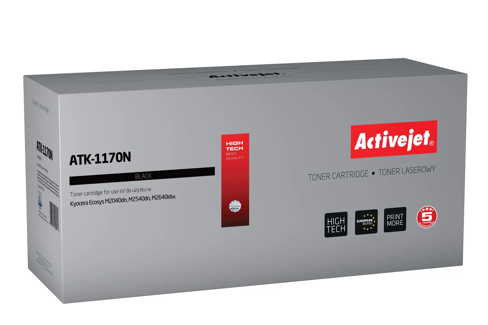 Activejet " " tonerio kasetė ATK-1170N (pakaitinė "Kyocera" TK-1170; "Supreme"; 7200 puslapių; juoda)