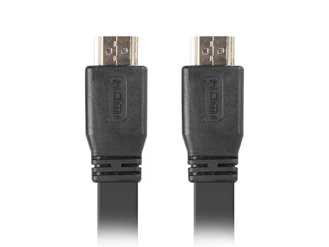 Lanberg CA-HDMI-21CU-0018-BK HDMI kabelis 1,8 m HDMI A tipo (standartinis) Juoda