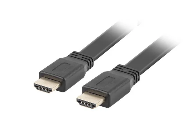 Lanberg CA-HDMI-21CU-0010-BK HDMI kabelis 1 m HDMI A tipo (standartinis) Juoda