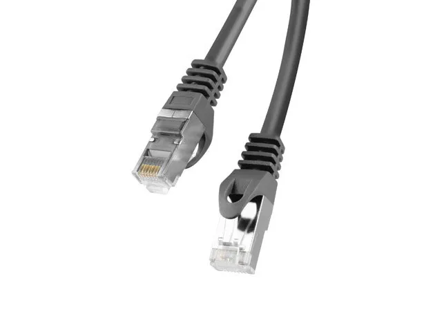 Lanberg PCF6-10CC-0500-BK tinklo kabelis Juoda 5 m Cat6 F/UTP (FTP)