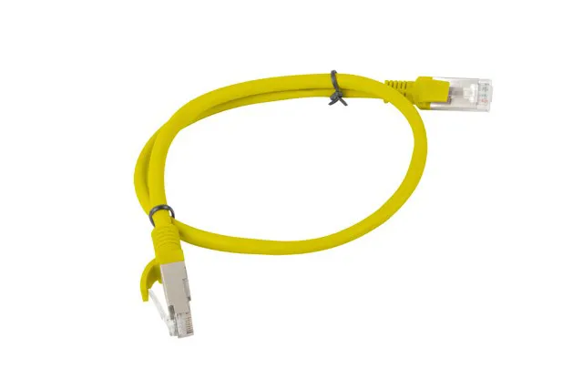 PATCHCORD KAT.5E UTP 2M ŻÓŁTY FLUKE PASSED LANBERG 10-PACK