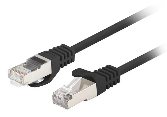 Lanberg PCF6-20CC-0150-BK tinklo kabelis Juoda 1,5 m Cat6 F/UTP (FTP)