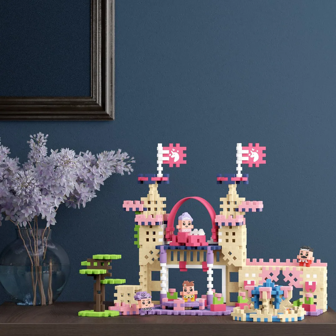 MARIOINEX Mini vaflinės princesės plytos, 280 vnt.