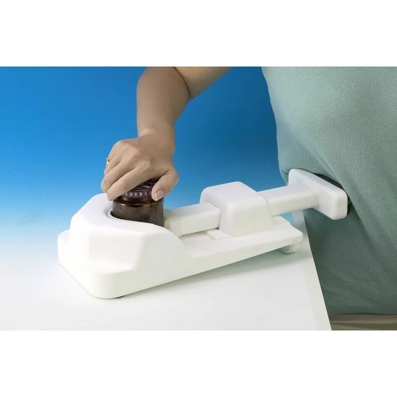 Stiklainių ir butelių atidarytuvas senjorams White