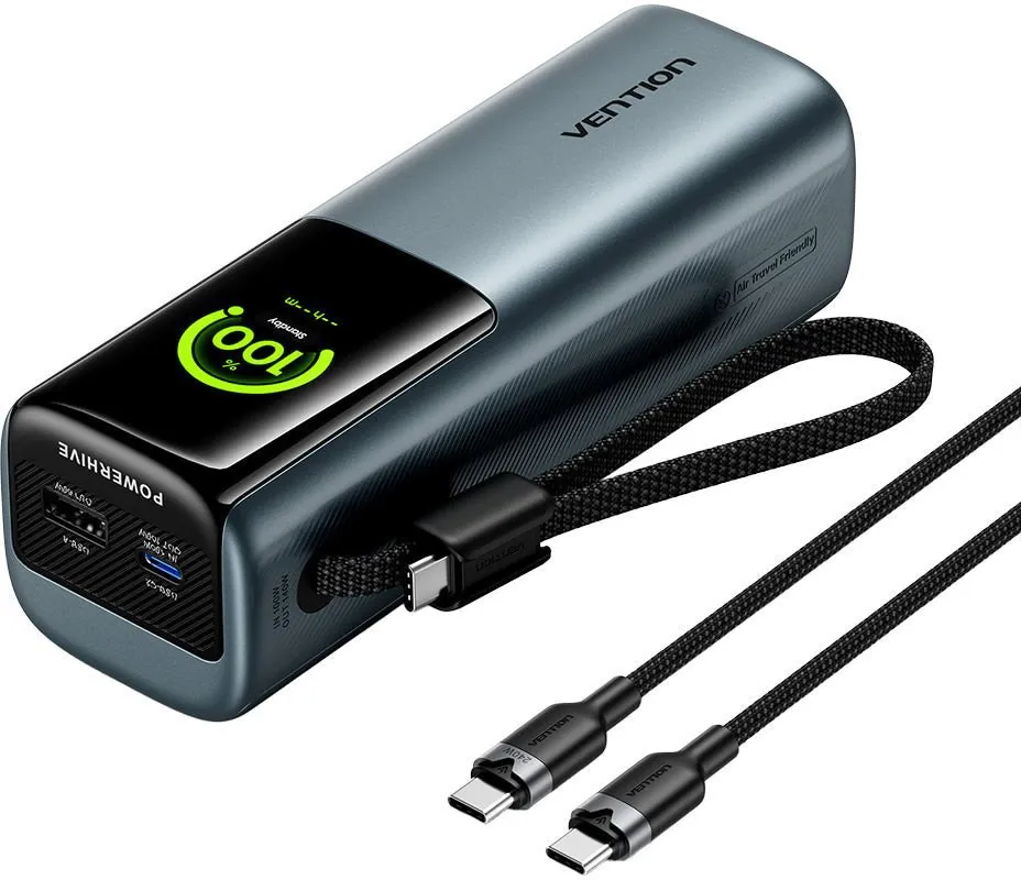 Vention Powerhive 27000 mAh 200 W išorinis akumuliatorius + kabelis