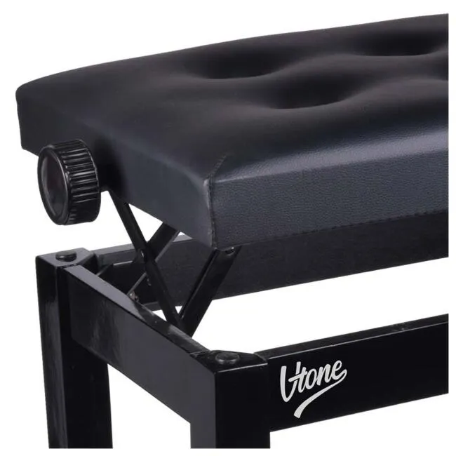 V-TONE ŁAWA 1 BK - aukščio reguliuojama pianino suolelė, juoda