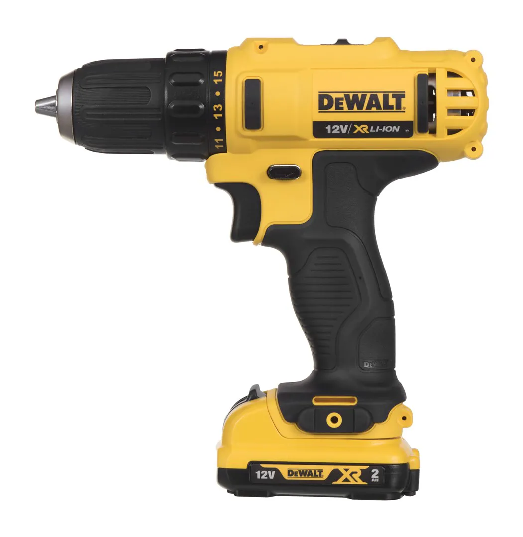 Akumuliatorinis gręžtuvas/suktuvas Li-Ion 12V 2,0Ah DeWALT DCD710D2