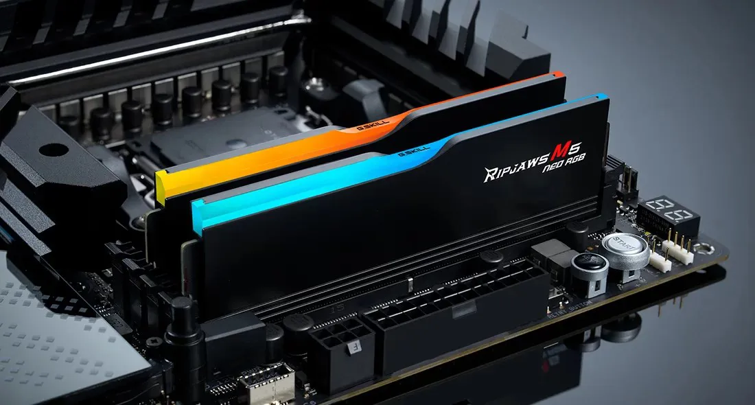 G.Skill Ripjaws M5 RGB F5-6000J3636F16GX2-RM5NRK atminties modulis 32 GB 2 x 16 GB DDR5 6000 MHz