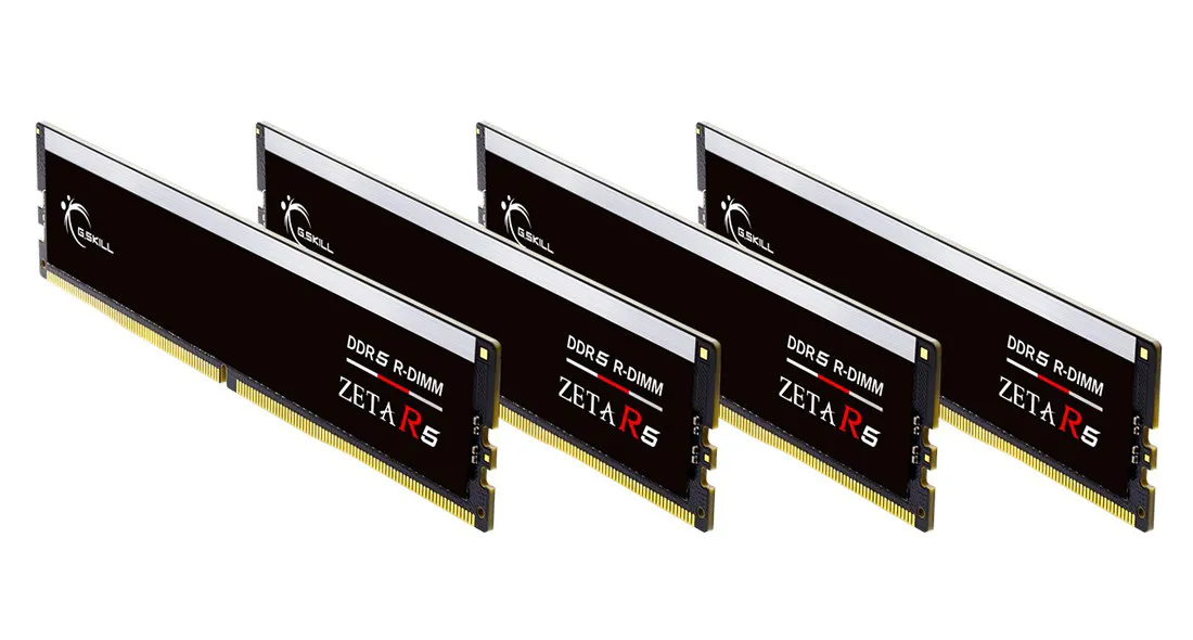 G.Skill Zeta R5 F5-6000R3036G48GQ4-ZR5K atminties modulis 192 GB 4 x 48 GB DDR5 6000 MT/s 288-pin DIMM ECC