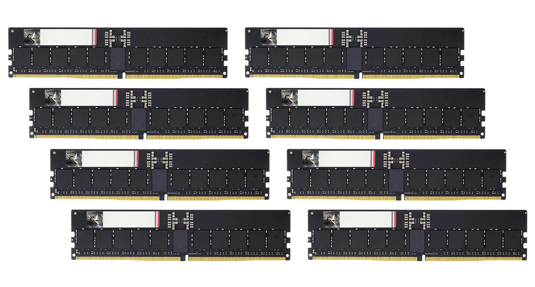 G.Skill Aegis 5 F5-6400R3239G32GE8-G5N atminties modulis 256 GB 8 x 32 GB DDR5 6400 MT/s 288-pin DIMM ECC