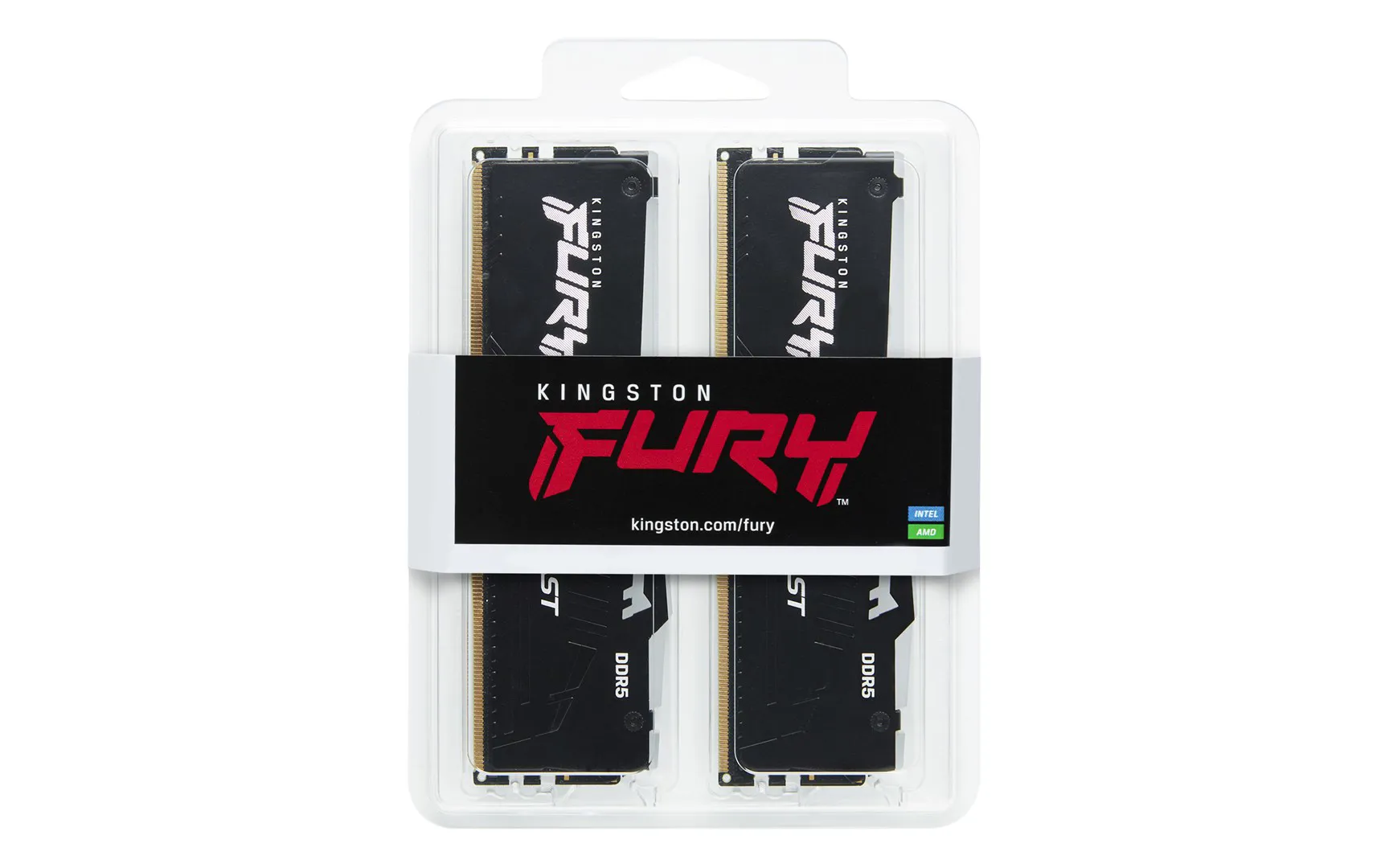 Kingston Technology FURY Beast RGB atminties modulis 64 GB 2 x 32 GB DDR5 5600 MT/s 288-pin DIMM
