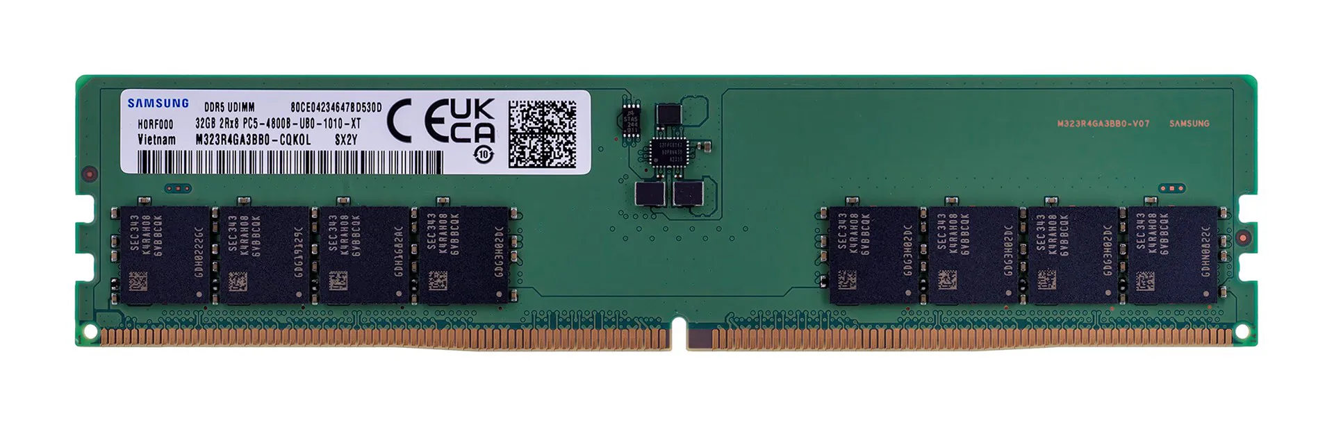 Samsung UDIMM 32GB DDR5 4800MHz M323R4GA3BB0-CQK
