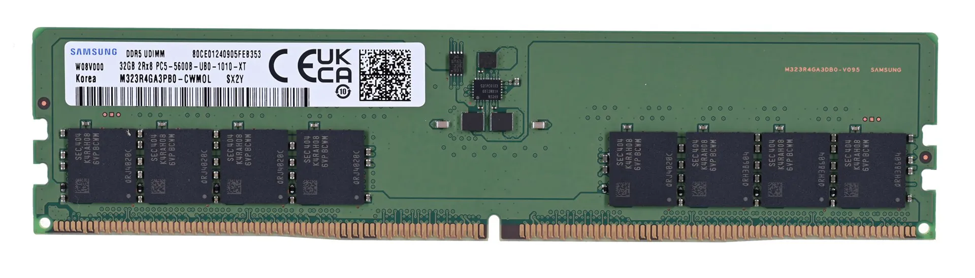 Integral 32GB PC RAM MODULE DDR5 5600MHZ PC5-44800 UNBUFFERED NON-ECC 1.1V 2GX8 CL46 EQV. TO M323R4GA3PB0-CWM FOR SAMSUNG atminties modulis 1 x 32 GB