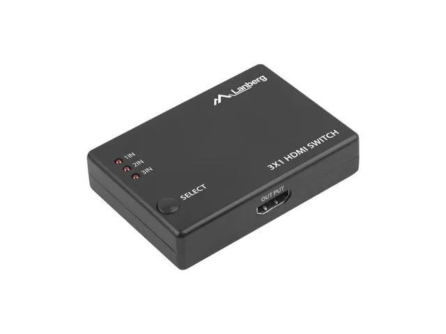 LANBERG VAIZDO JUNGIKLIS 3X HDMI + MICRO USB PRIEVADAS
