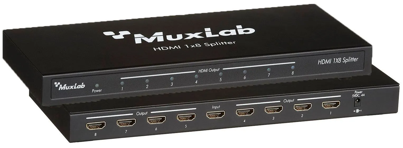 MUXLAB skirstytuvas HDMI 1x8, UHD-4K