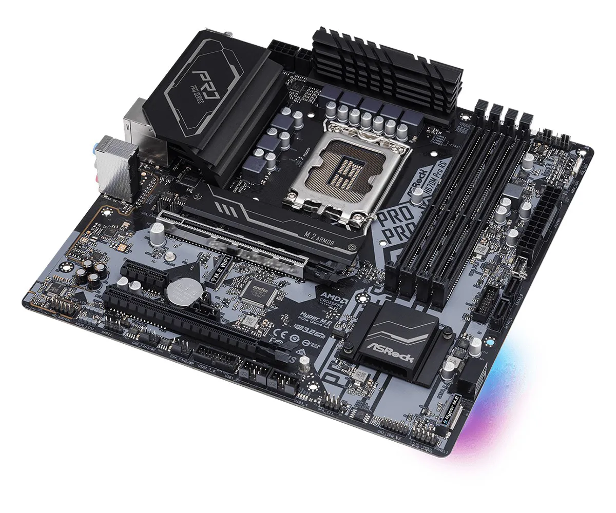Asrock H670M Pro RS Intel H670 LGA 1700 micro ATX