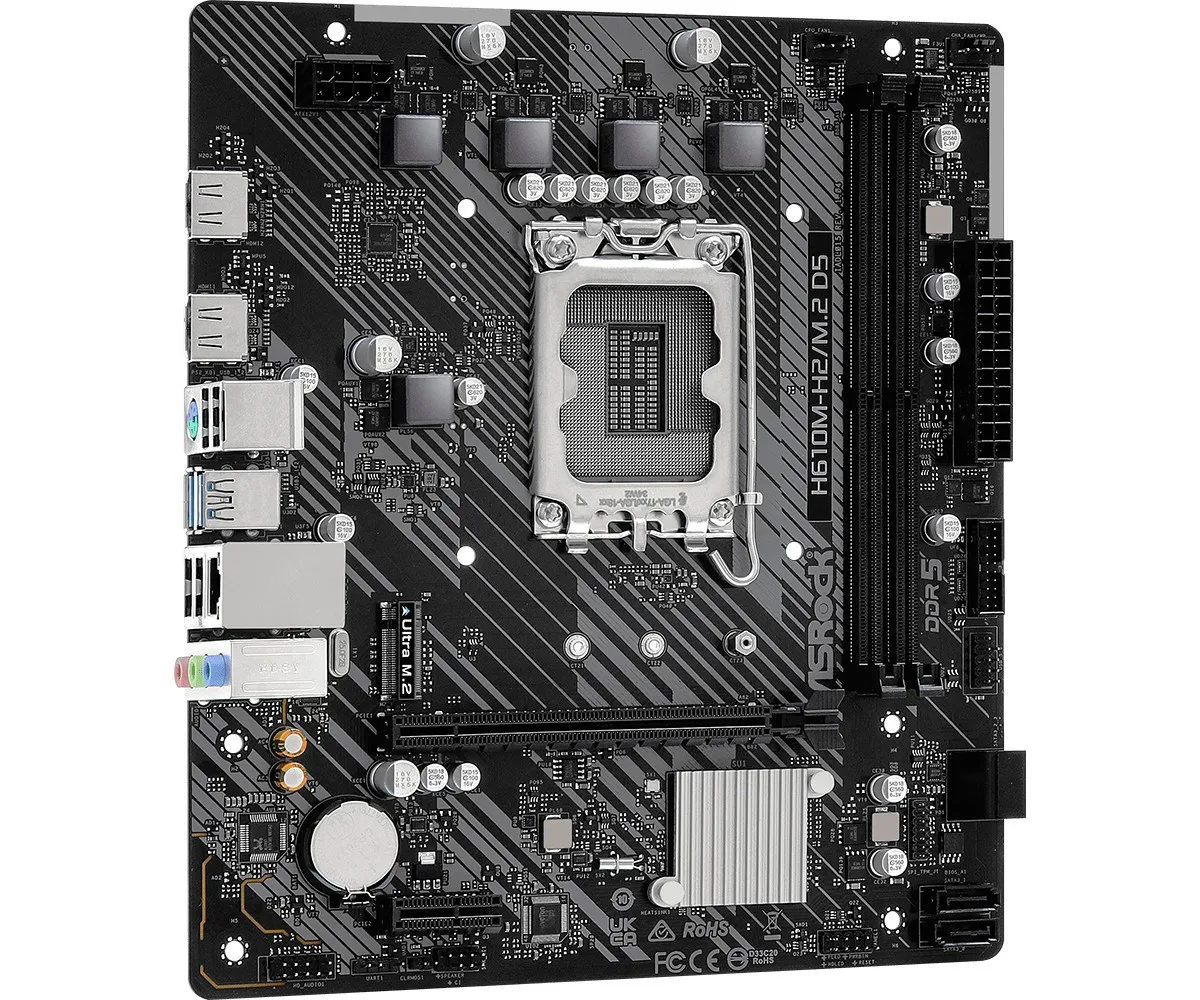 ASRock H610M-H2/M.2 D5 pagrindinė plokštė