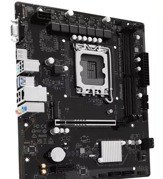 Asrock H610M-HVS/M.2 D5 GEN5 pagrindinė plokštė