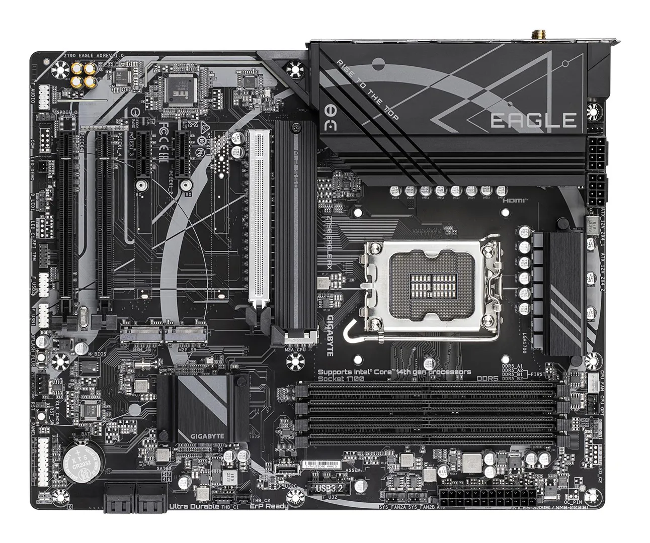 GIGABYTE Z790 EAGLE AX pagrindinė plokštė Intel Z790 Express LGA 1700 ATX