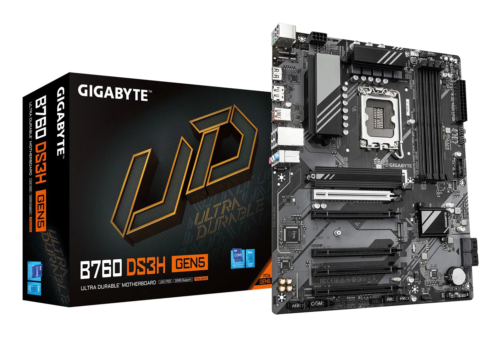 Gigabyte B760 DS3H GEN5 - 1700 ATX pagrindinė plokštė