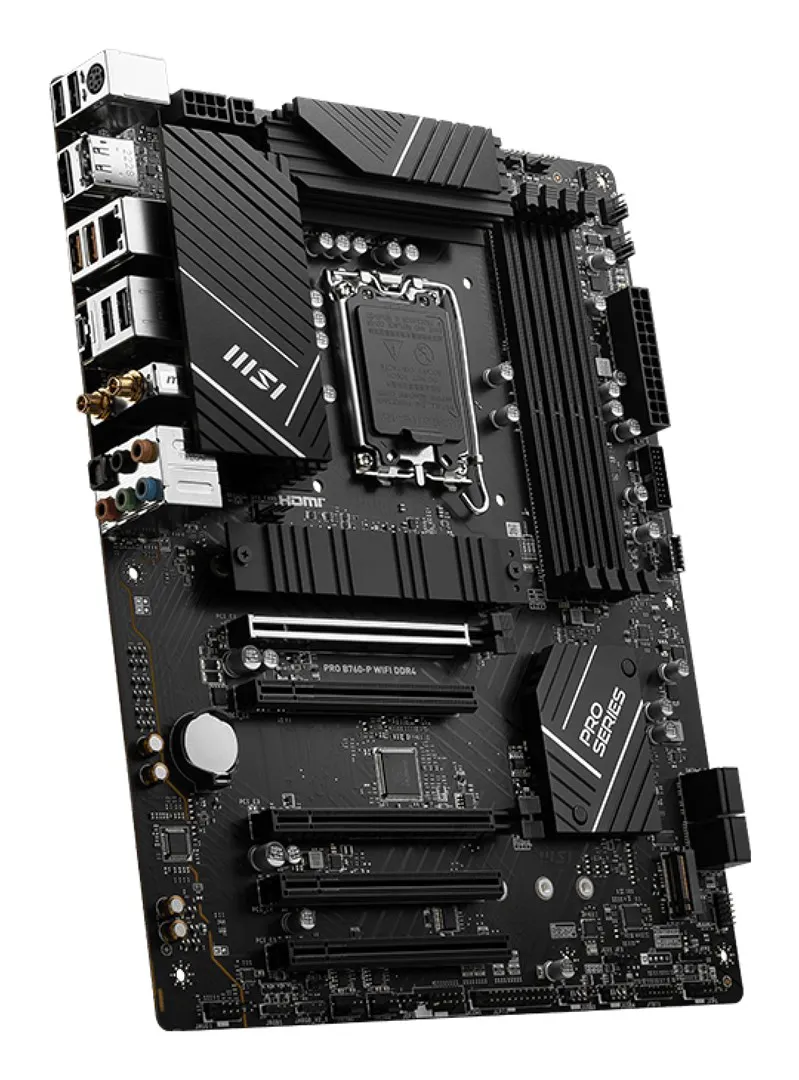 MSI PRO B760-P WIFI DDR4 pagrindinė plokštė LGA 1700 ATX