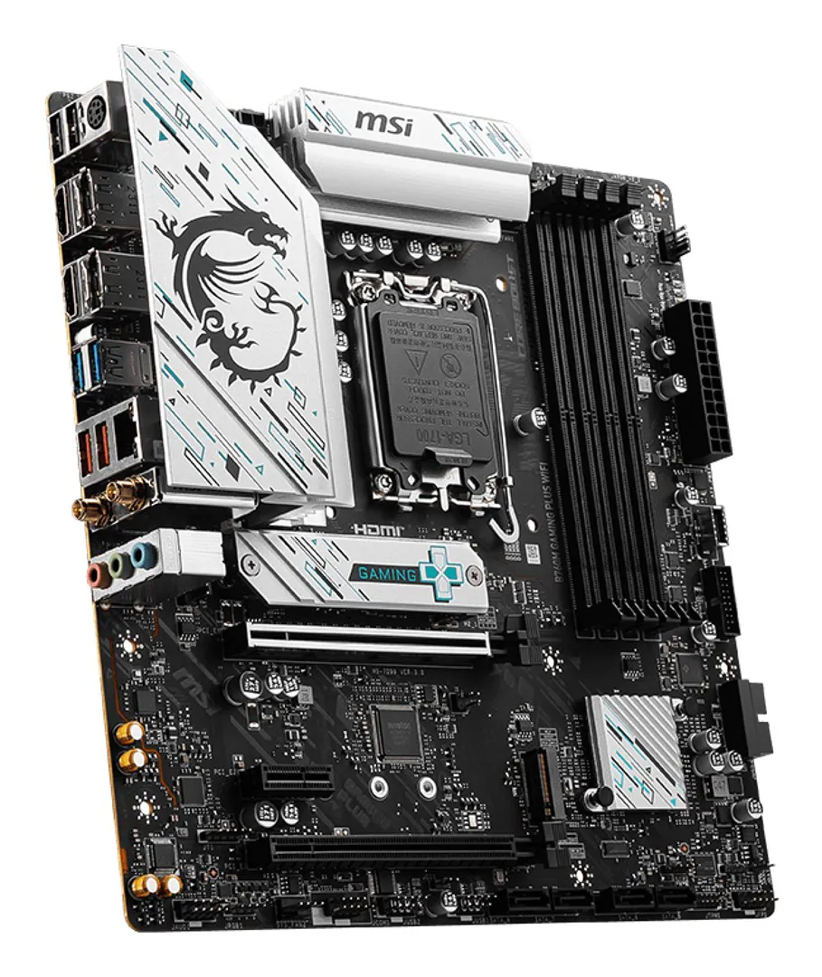 MSI B760M GAMING PLUS WIFI pagrindinė plokštė Intel B760 LGA 1700 „micro ATX“