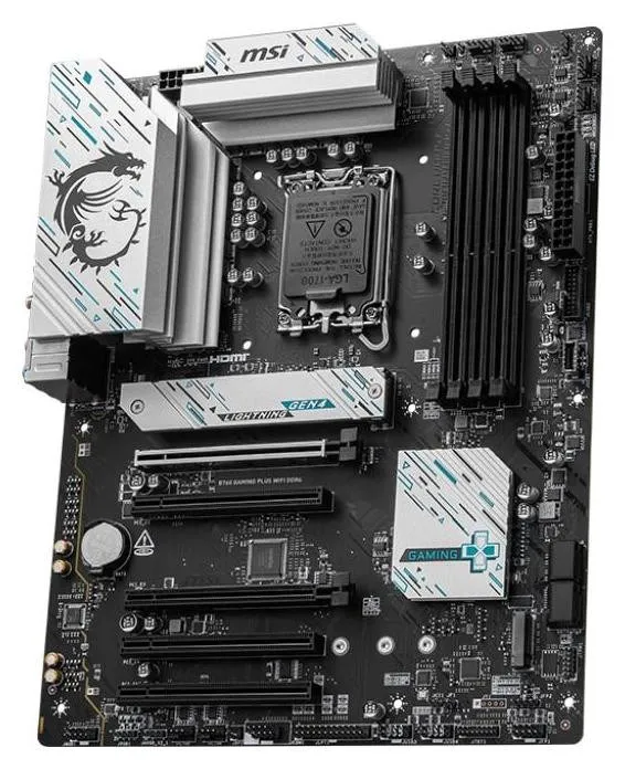 MSI B760 GAMING PLUS WIFI DDR4 pagrindinė plokštė Intel B760 LGA 1700 ATX
