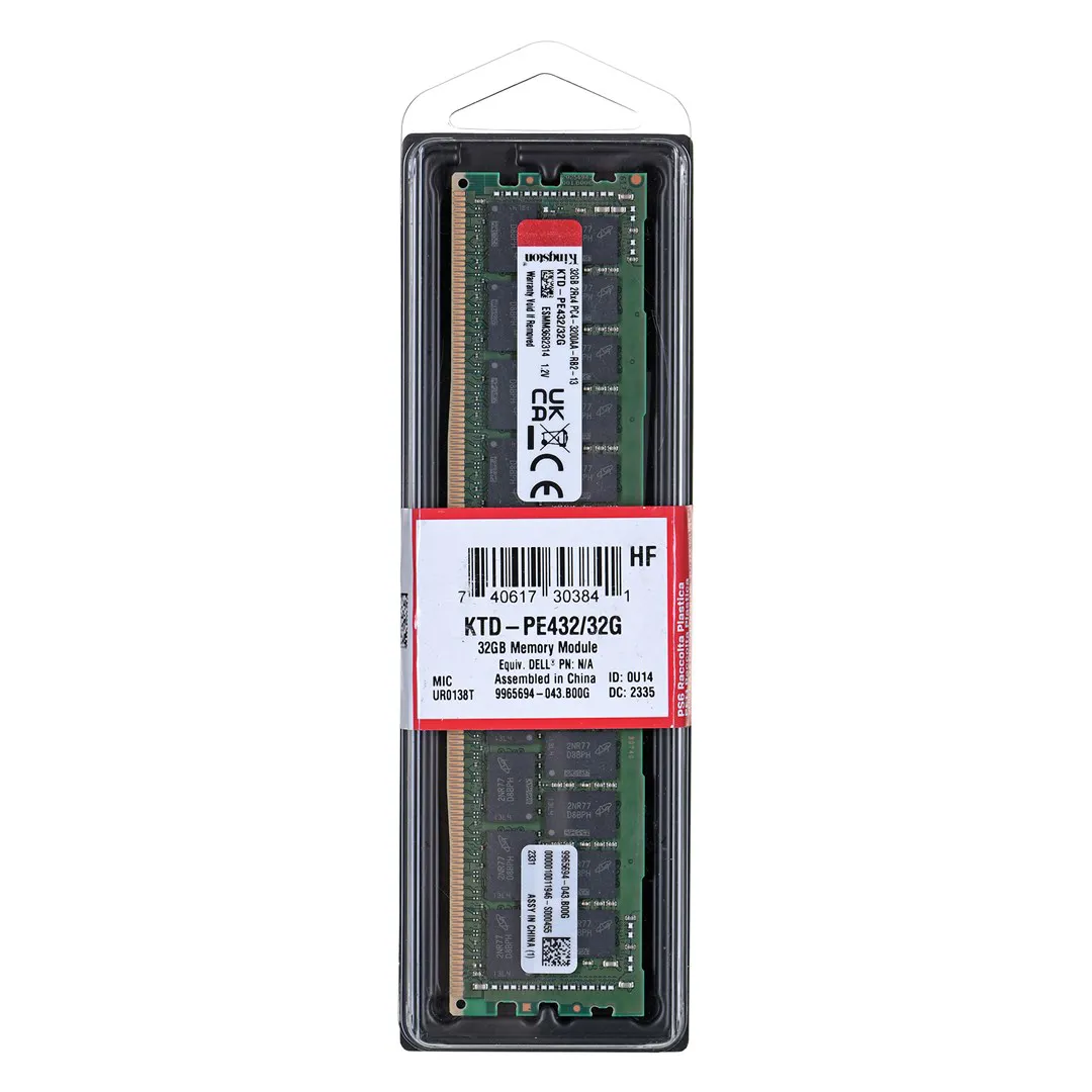 Kingston skirta atmintis Dell 32GB DDR4-3200Mhz Reg ECC modulis