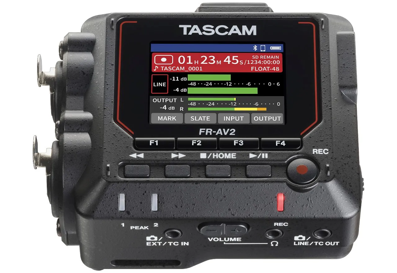 Tascam FR-AV2 - nešiojamasis garso įrašymo įrenginys