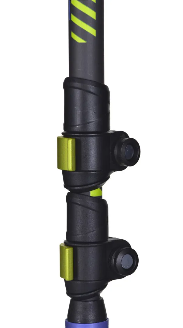 VIKING CARBO LITE TREKINGO LAZDOS BLACK/LIME