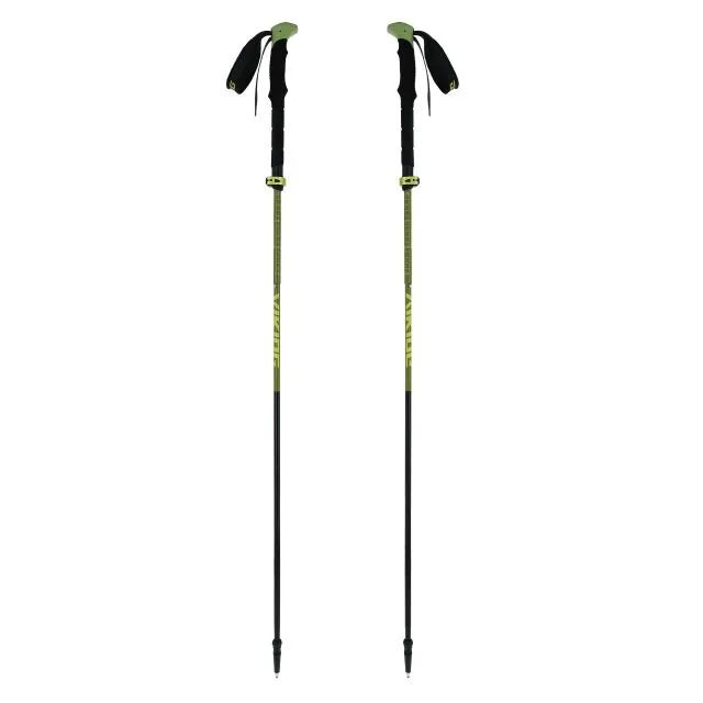 VIKING Terve 2.0 Trekking 35–130 cm trekingo lazdos, žalios