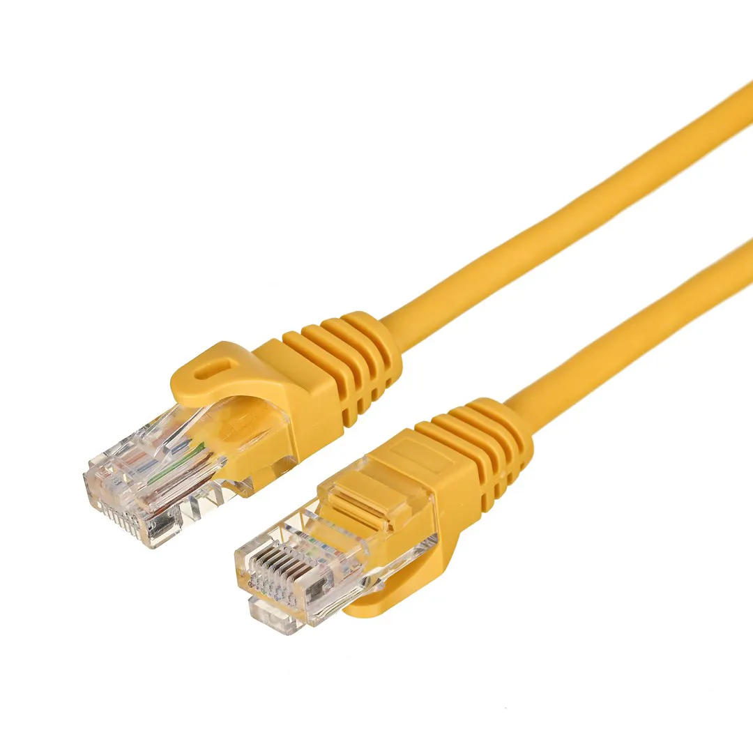 A-LAN KKU5ZOL0.5 tinklo kabelis Geltona 0,5 m Cat5e U/UTP (UTP)