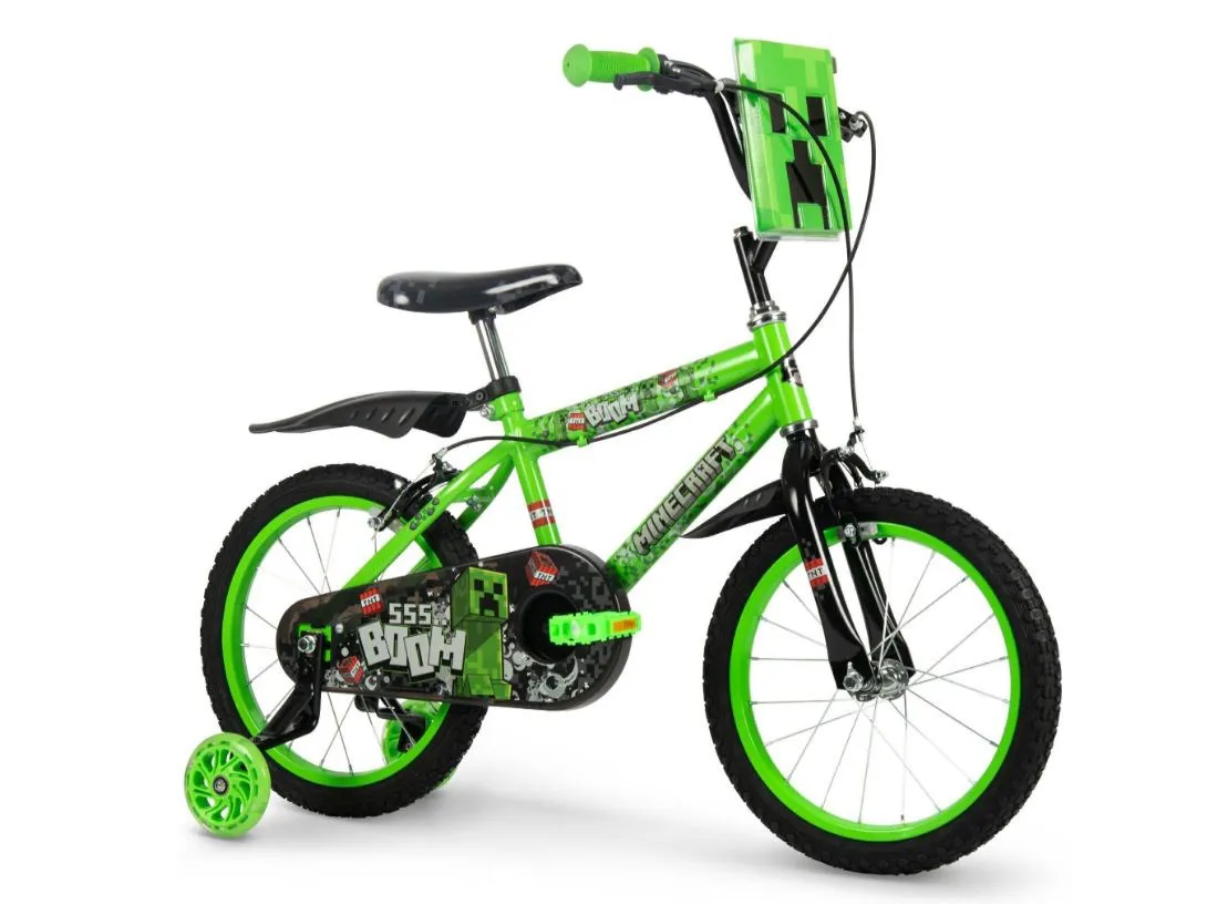 Huffy Minecraft 16" dviratis, žalias 21404W