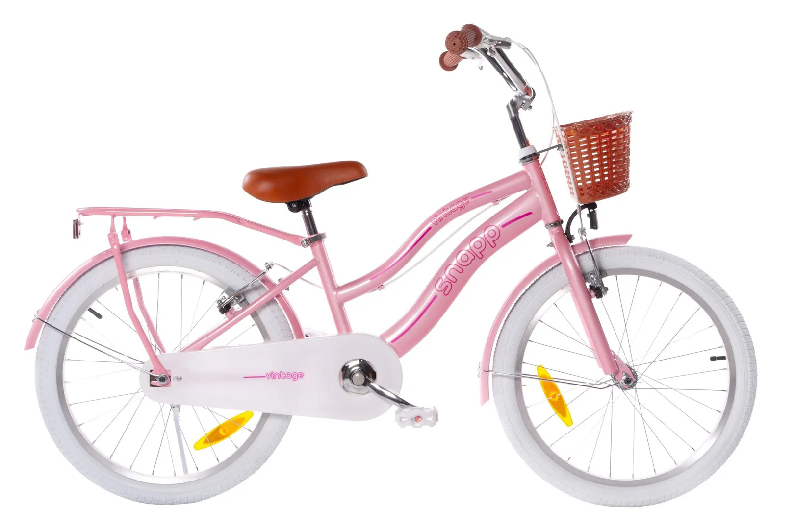 HUFFY Snapp Bike Vintage 20" vaikų dviratis, rožinis