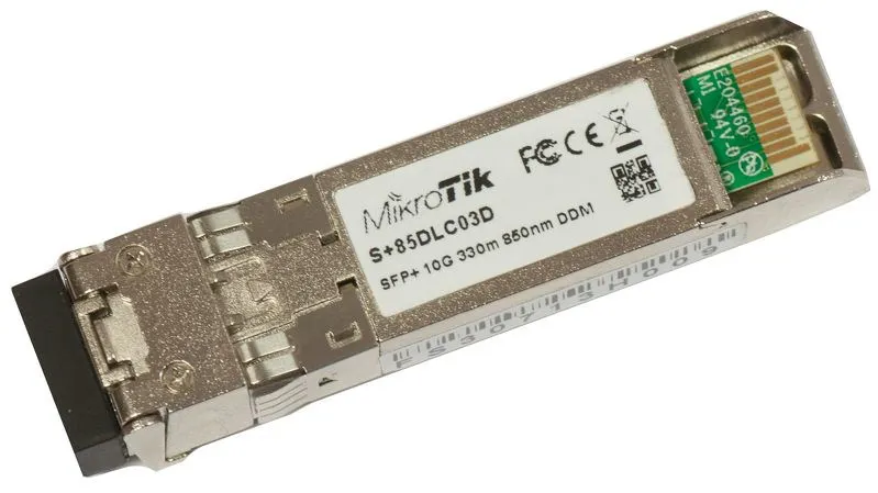 Mikrotik S+85DLC03D tinklo siųstuvų-imtuvų modulis Optinis pluoštas 10000 Mbit/ai SFP+ 850 nm