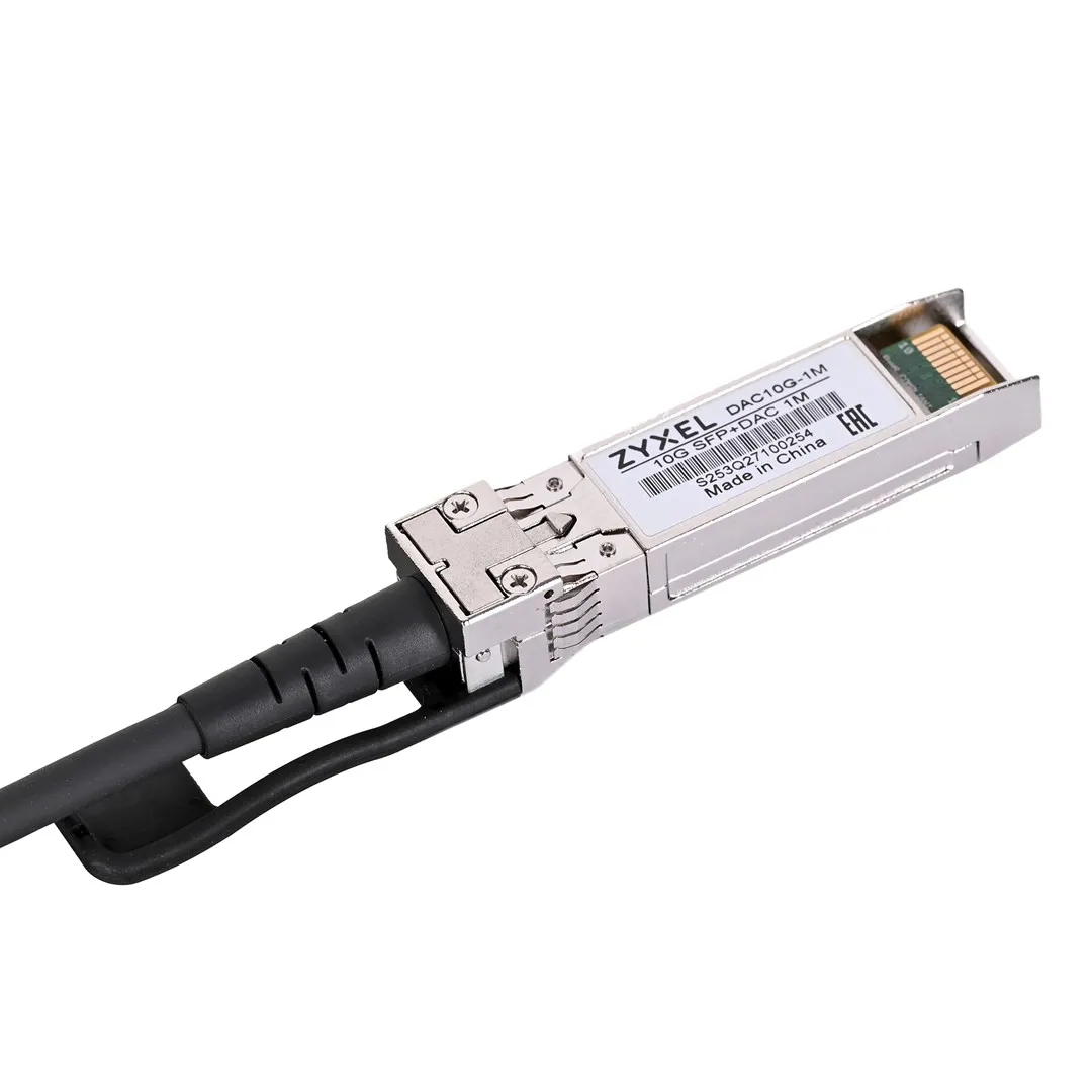 Zyxel DAC10G-1M-ZZ0103F „InfiniBand“ arba pluoštinis optinis kabelis SFP+ Juoda