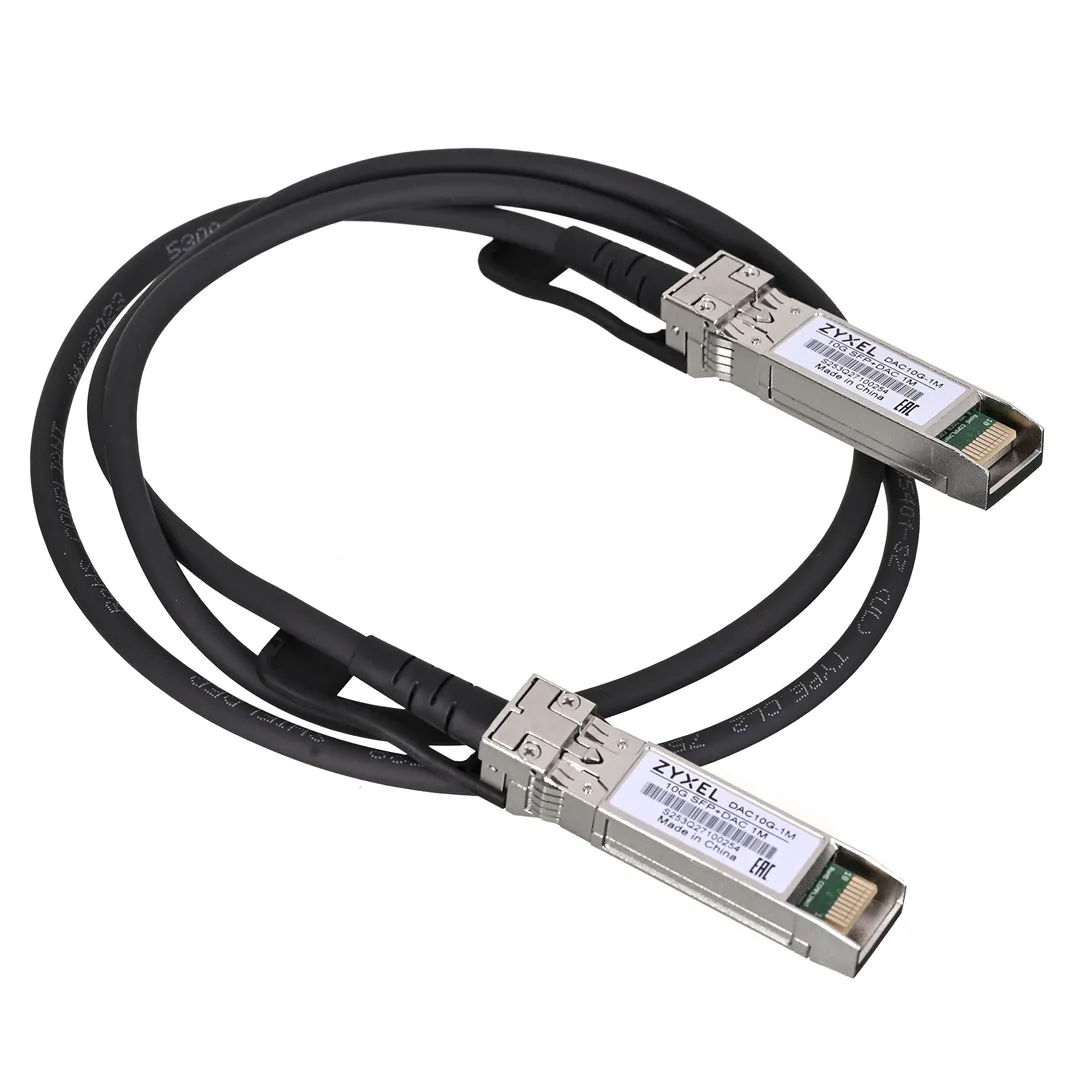 Zyxel DAC10G-3M „InfiniBand“ arba pluoštinis optinis kabelis SFP+ Juoda