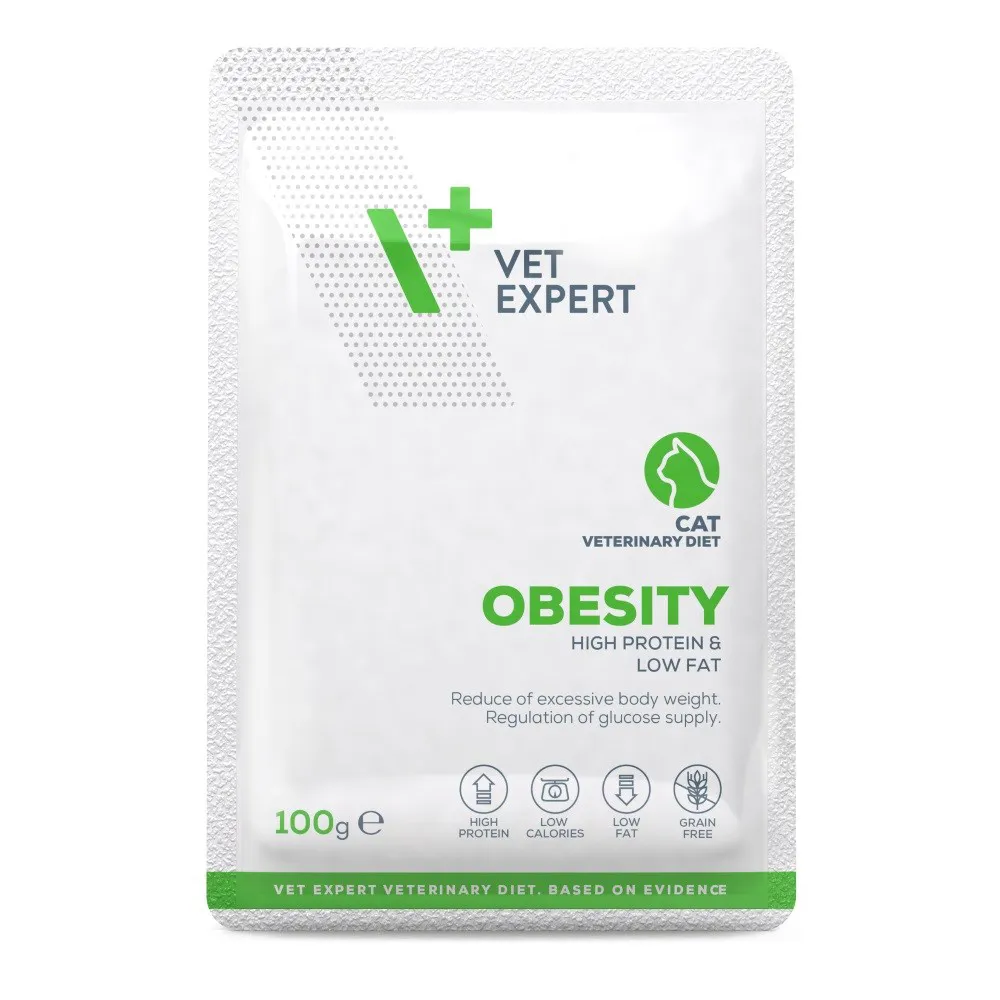 VETEXPERT Obesity Chicken - šlapias kačių maistas - 100g
