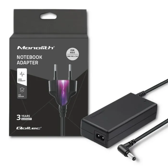 Qoltec 50071.90W maitinimo adapteris / inverteris Vidaus Juoda