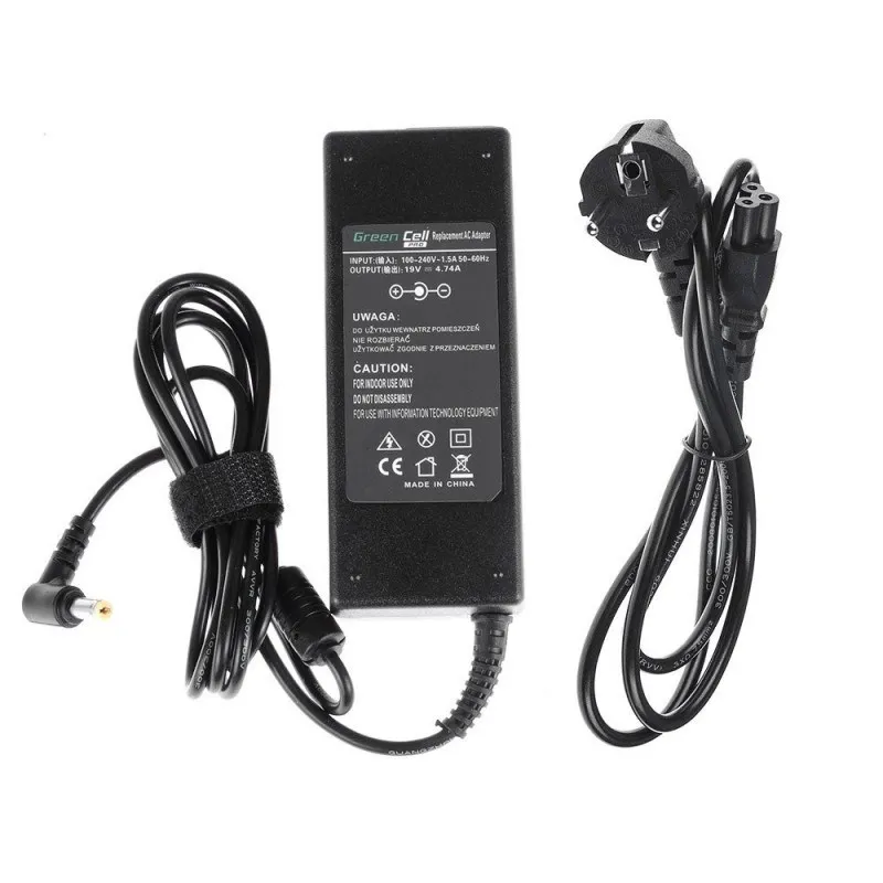 Green Cell AD02P maitinimo adapteris / inverteris Vidaus 90 W Juoda